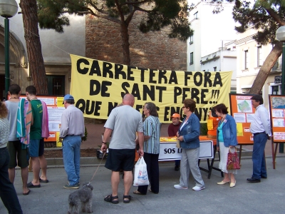 Carretera fora de Sant Pere Carretera fora de Sant Pere