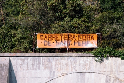 Carretera fora de Sant Pere