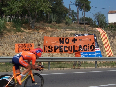 SOS Lloret acció volta ciclista a Espanya