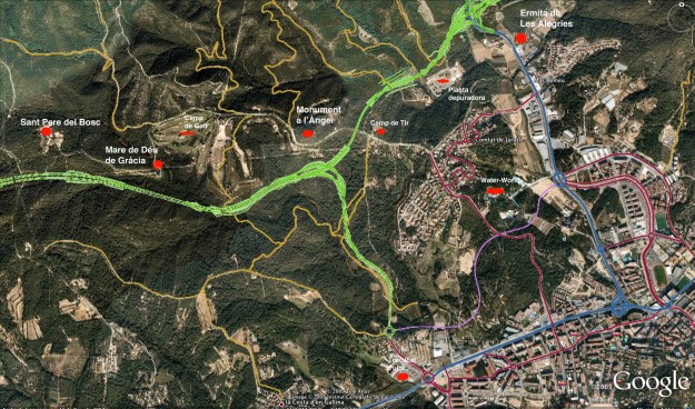 Traçat autopista C-32