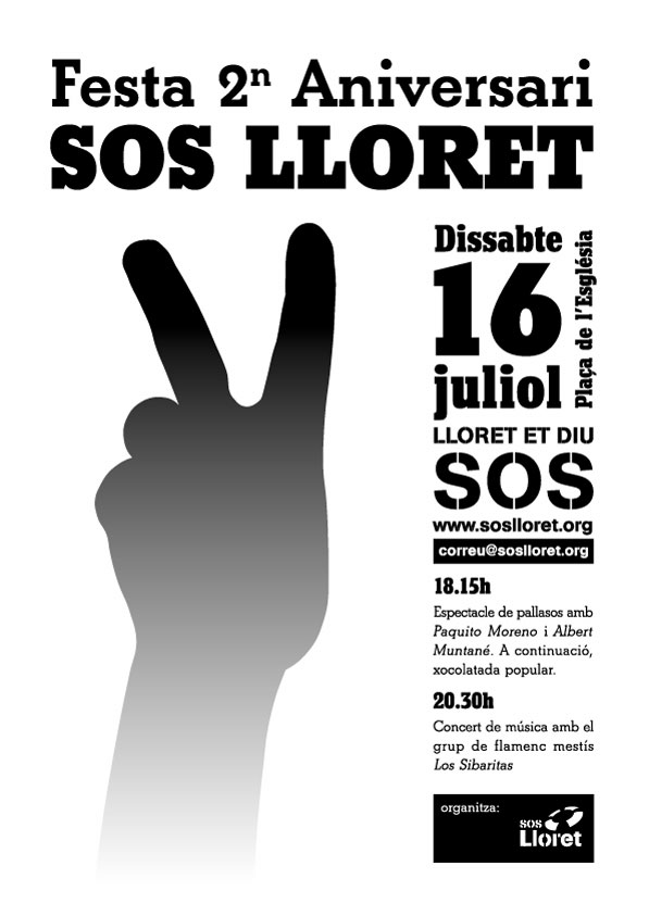Festa 2n aniversari SOS Lloret