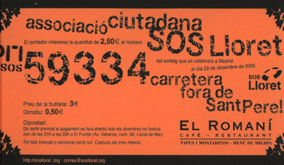 Loteria Nadal SOS Lloret